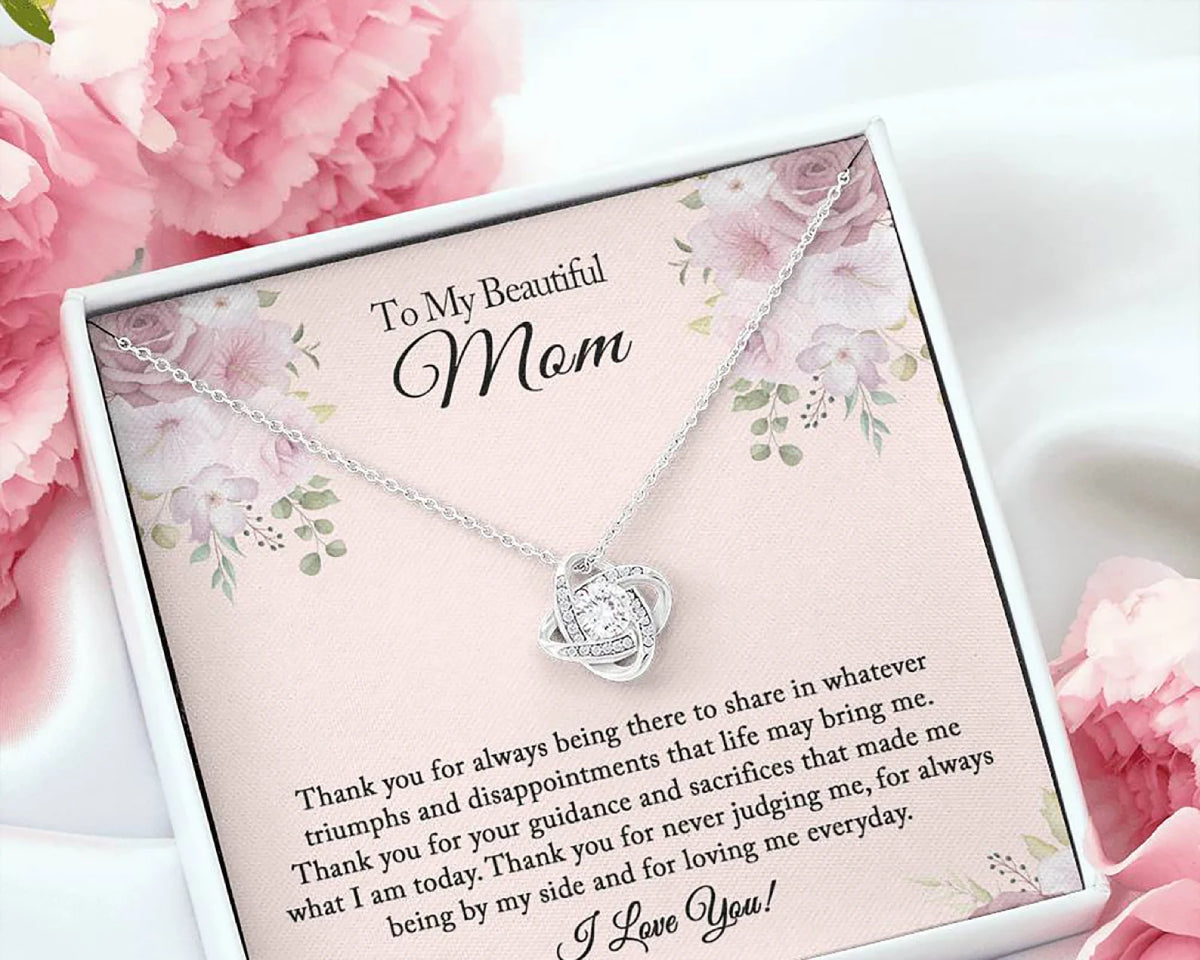 Thank You For Always Being There – To My Beautiful Mom Love Knot, Mom Birthday Gift, Mother’s Day Gifts