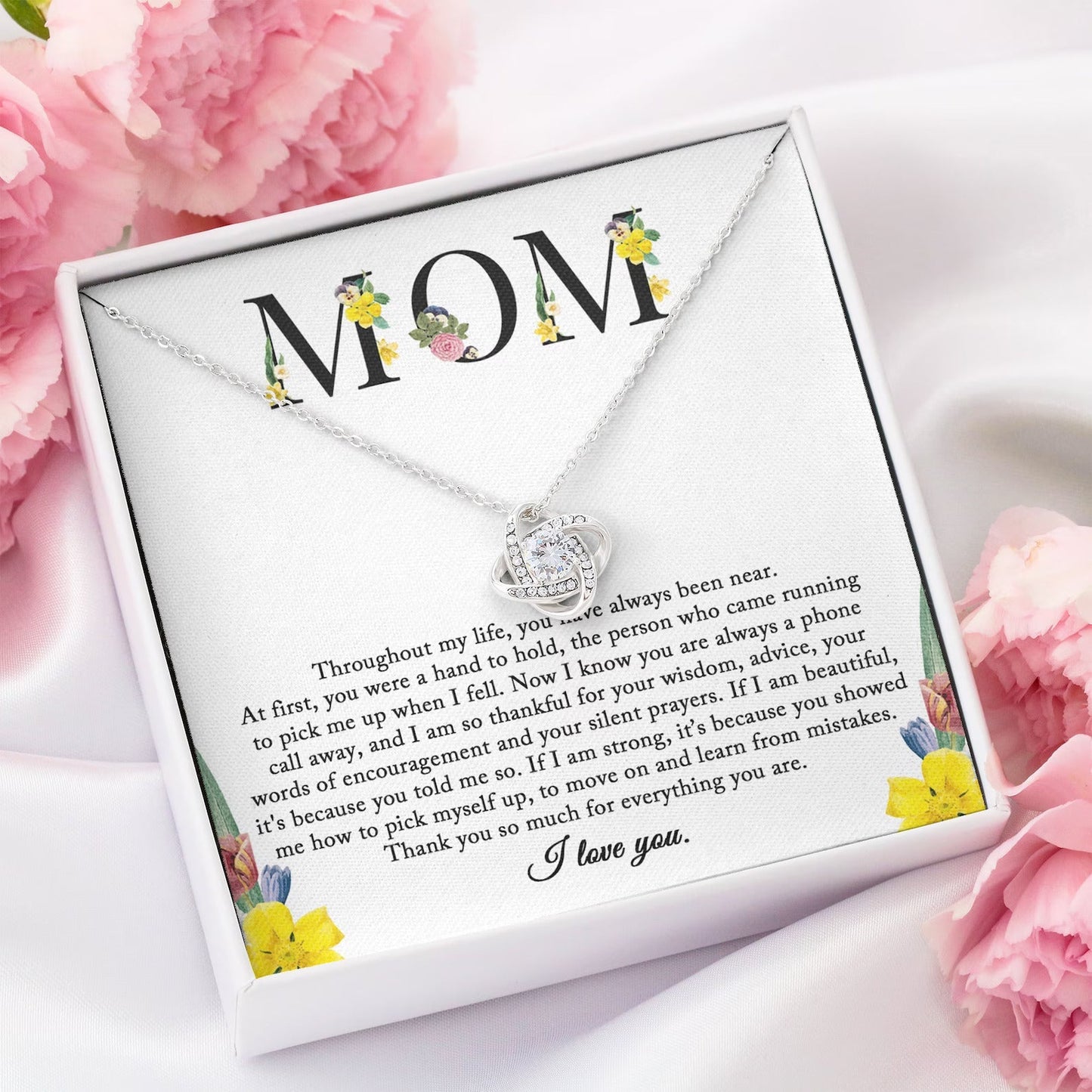 You Have Always Been Near – To My Mom Love Knot, Mom Birthday Gift, Mother’s Day Gifts