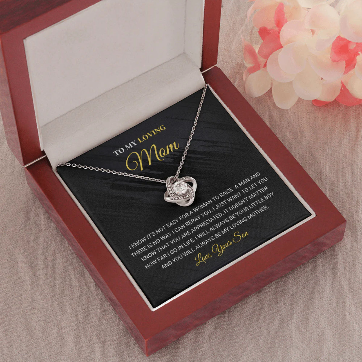 You Will Always Be My Loving Mother – Mom Birthday Gift, Mother’s Day Gifts from Son