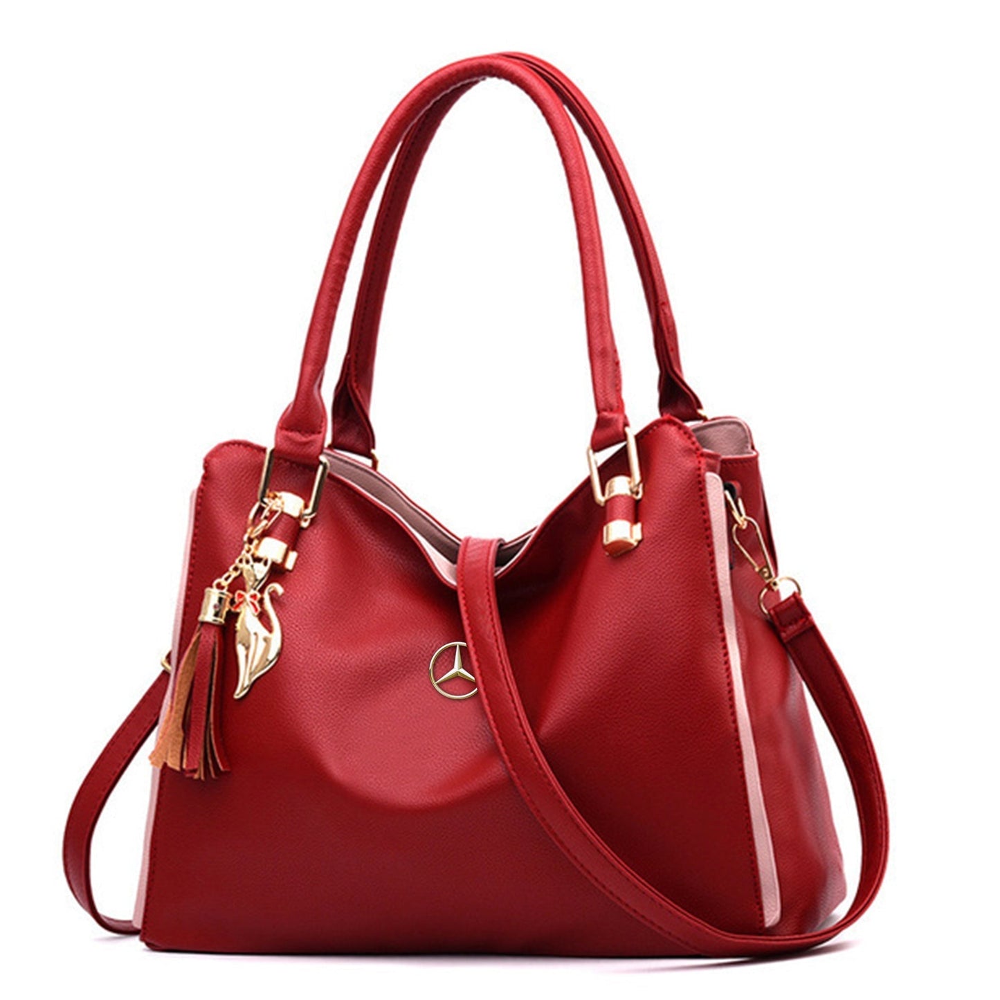 Mercedes Classy Women’s Handbag-bag-Driver Apparel-Red-Driversapparel.com