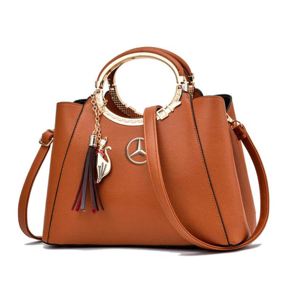 Mercedes Superior Summer Women’s Handbag-bag-Driver Apparel-Brown-Driversapparel.com