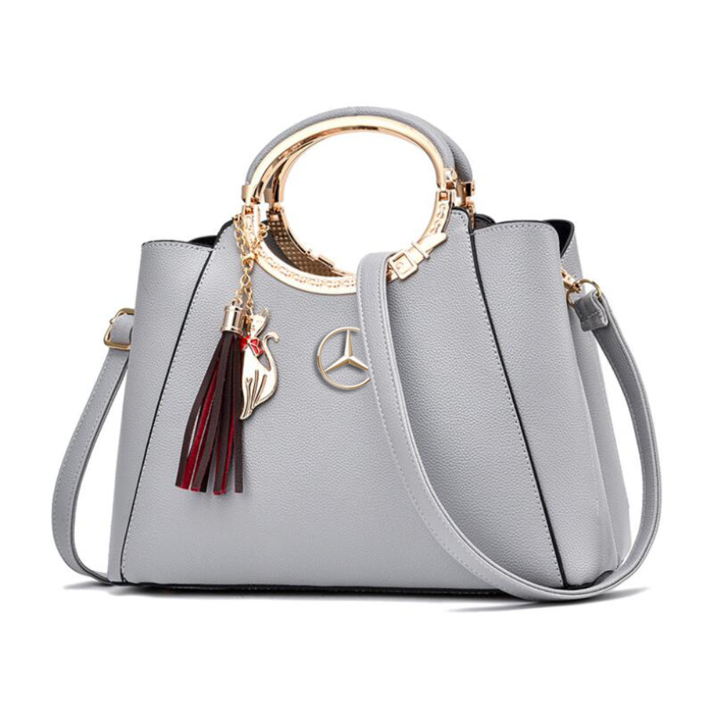 Mercedes Superior Summer Women’s Handbag-bag-Driver Apparel-Grey-Driversapparel.com