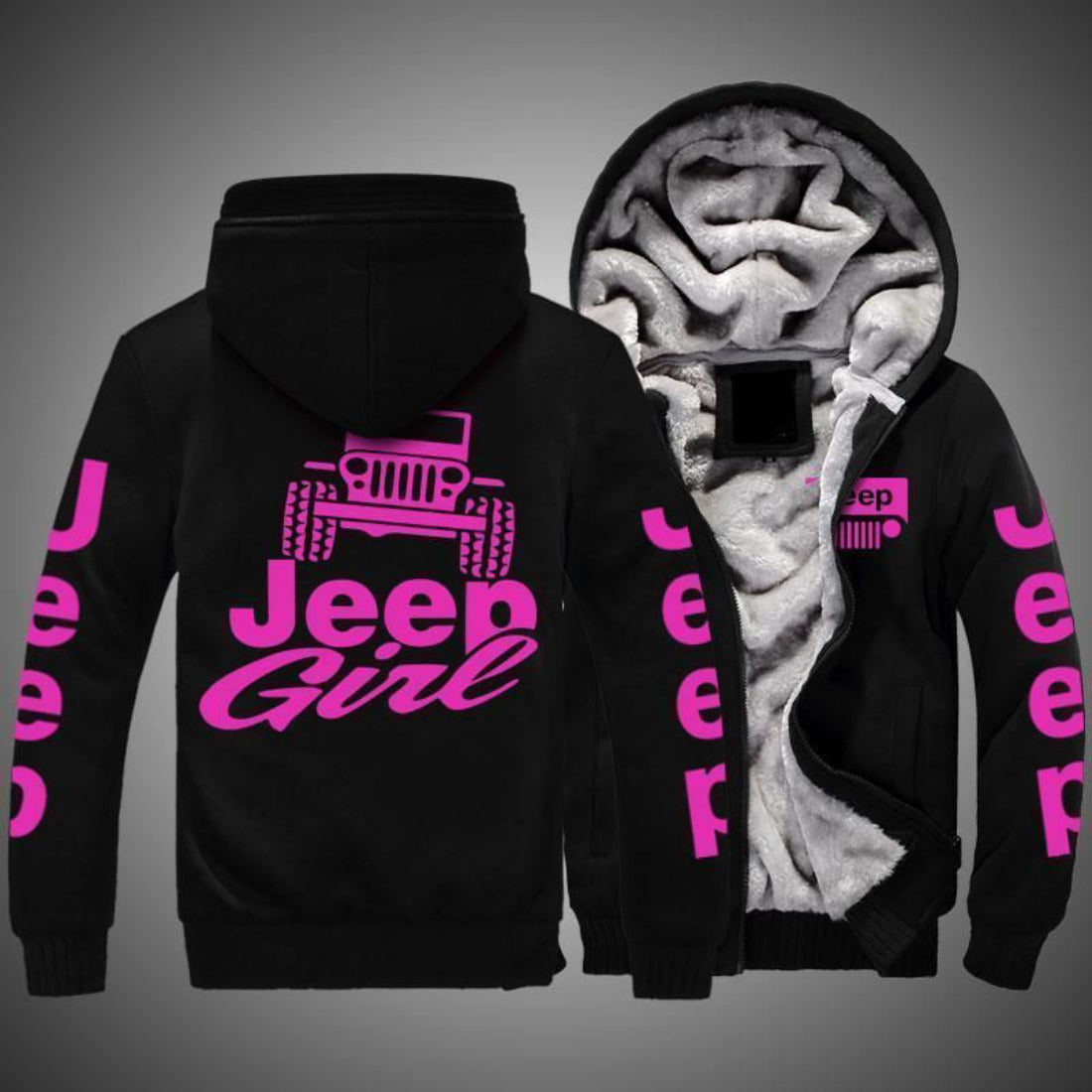 Jeep Jackets Jeep Girl Hooded Sweatshirt V03