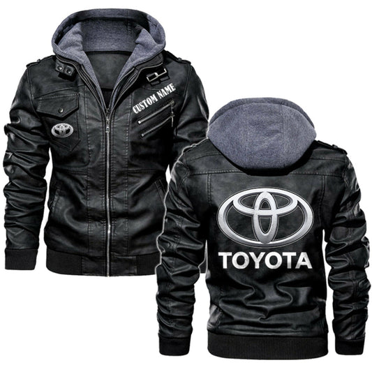 Toyota Jacket Toyota Personalized Racing Leather Jacket V45