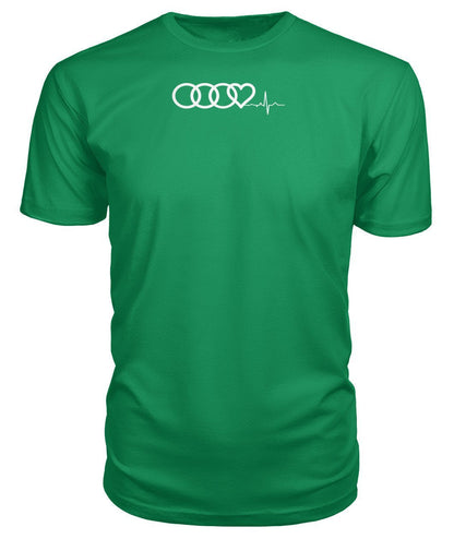 Audi Heart Beat Premium Unisex Tee