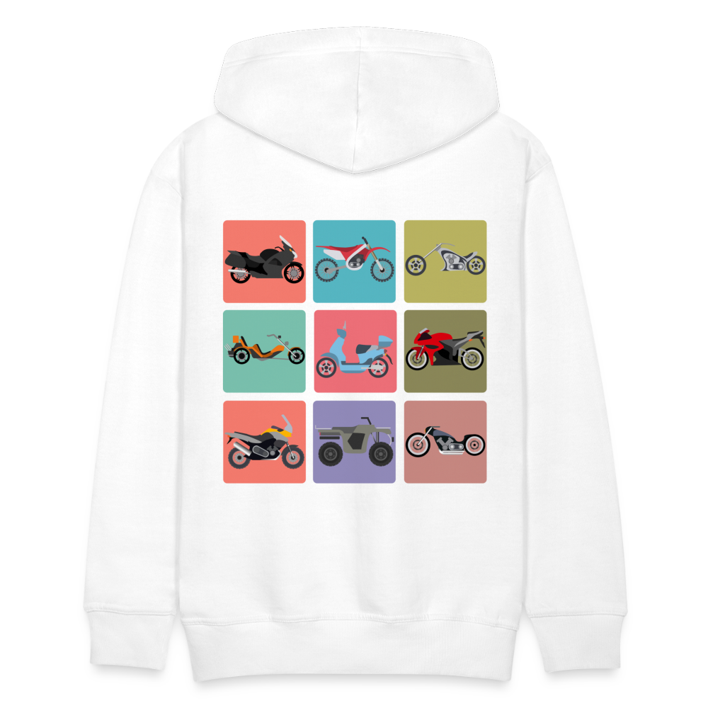 Motorcycles Men’s Premium Hoodie - white