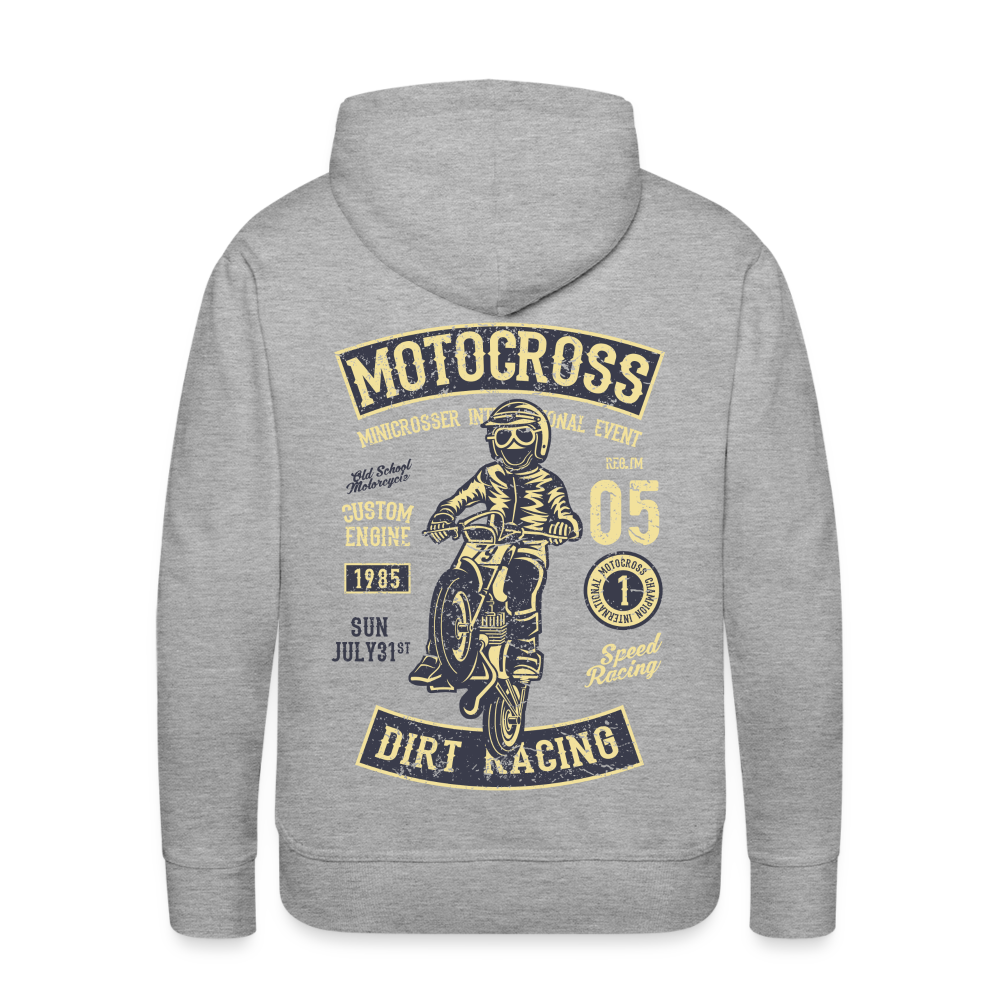 Motocross design Motorcycle Men’s Premium Hoodie - heather grey