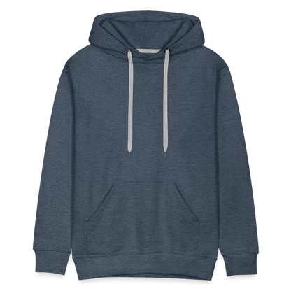 Motocross design Motorcycle Men’s Premium Hoodie - heather denim