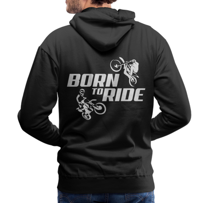 Born to Ride Motocross Men’s Premium Hoodie - black