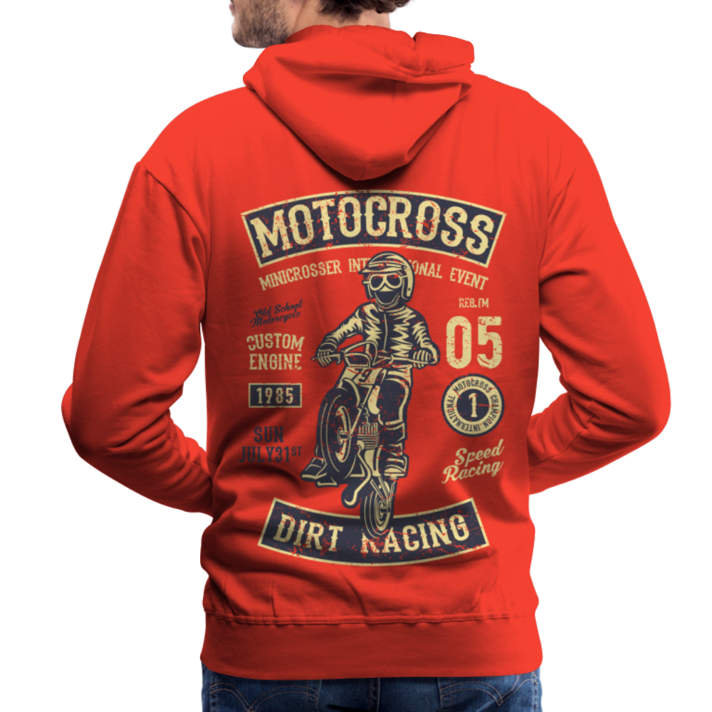 Motocross design Motorcycle Men’s Premium Hoodie - red