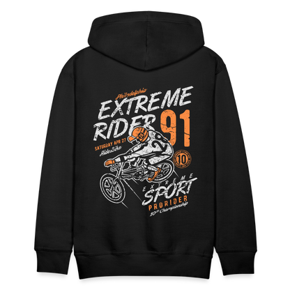 Extremerider Motorcycle Men’s Premium Hoodie - black