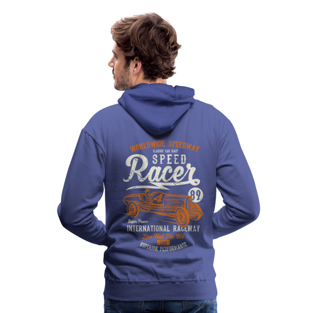 Speed Racer Men’s Premium Hoodie - royal blue