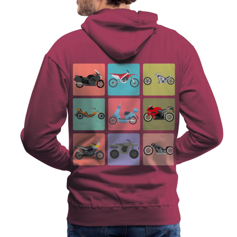 Motorcycles Men’s Premium Hoodie - bordeaux