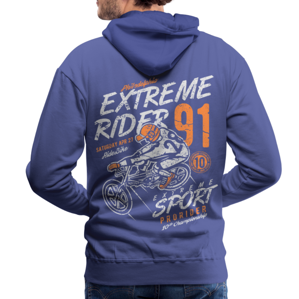 Extremerider Motorcycle Men’s Premium Hoodie - royal blue