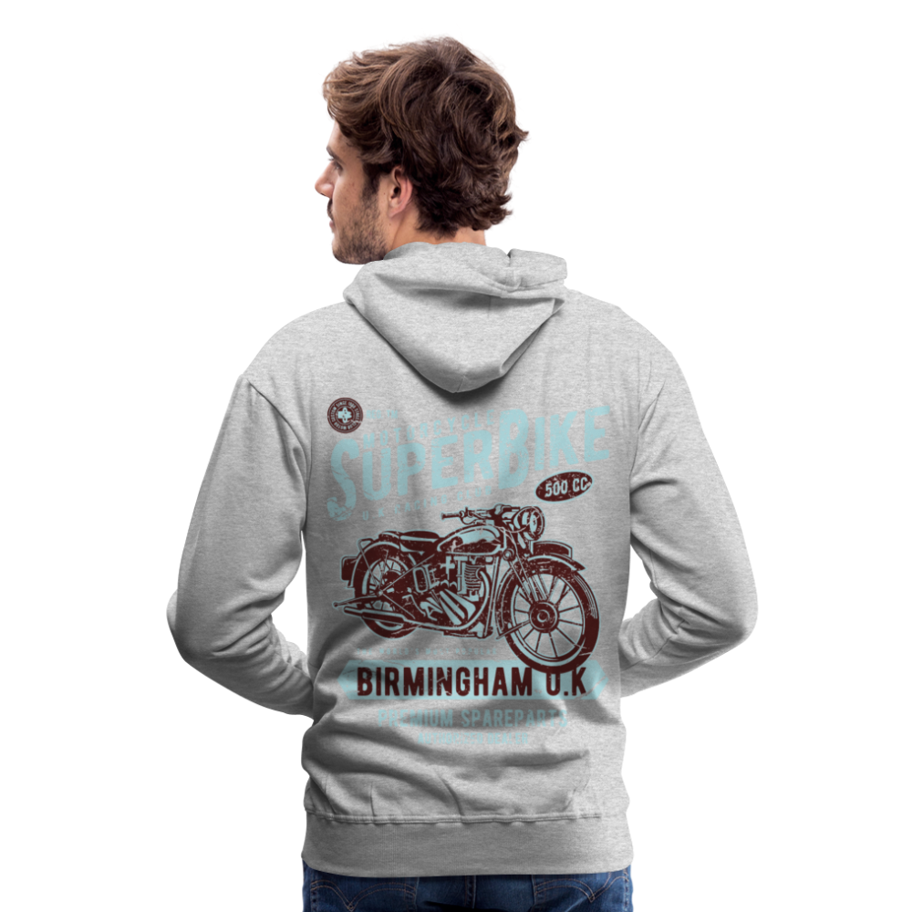 Super Bike Motorcycle Men’s Premium Hoodie - heather grey