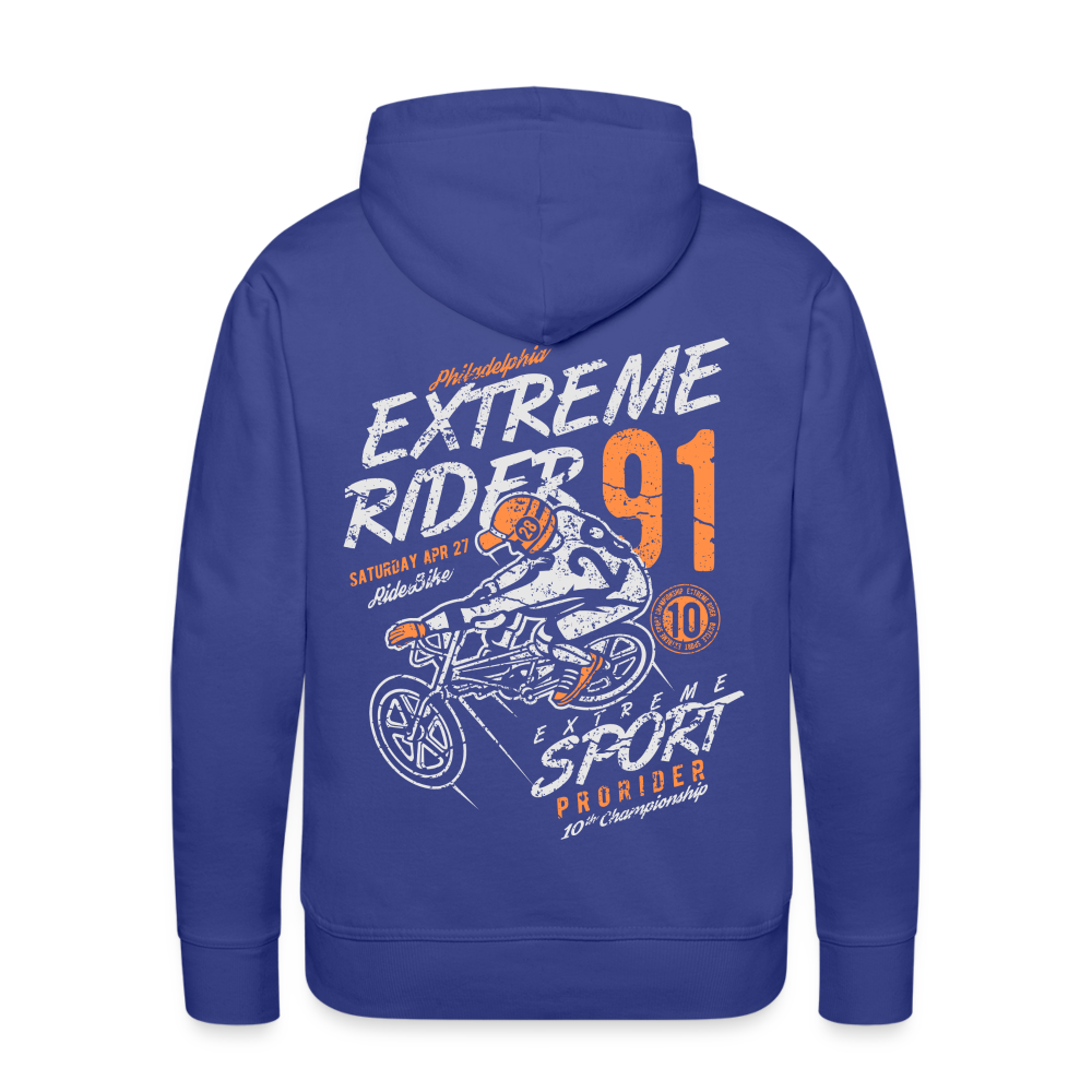 Extremerider Motorcycle Men’s Premium Hoodie - royal blue