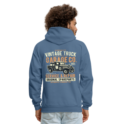 Vintage truck Cars Men's Hoodie - denim blue