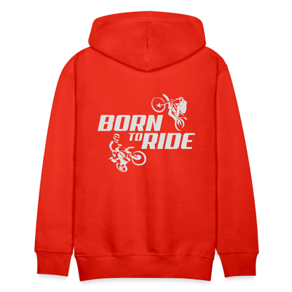 Born to Ride Motocross Men’s Premium Hoodie - red