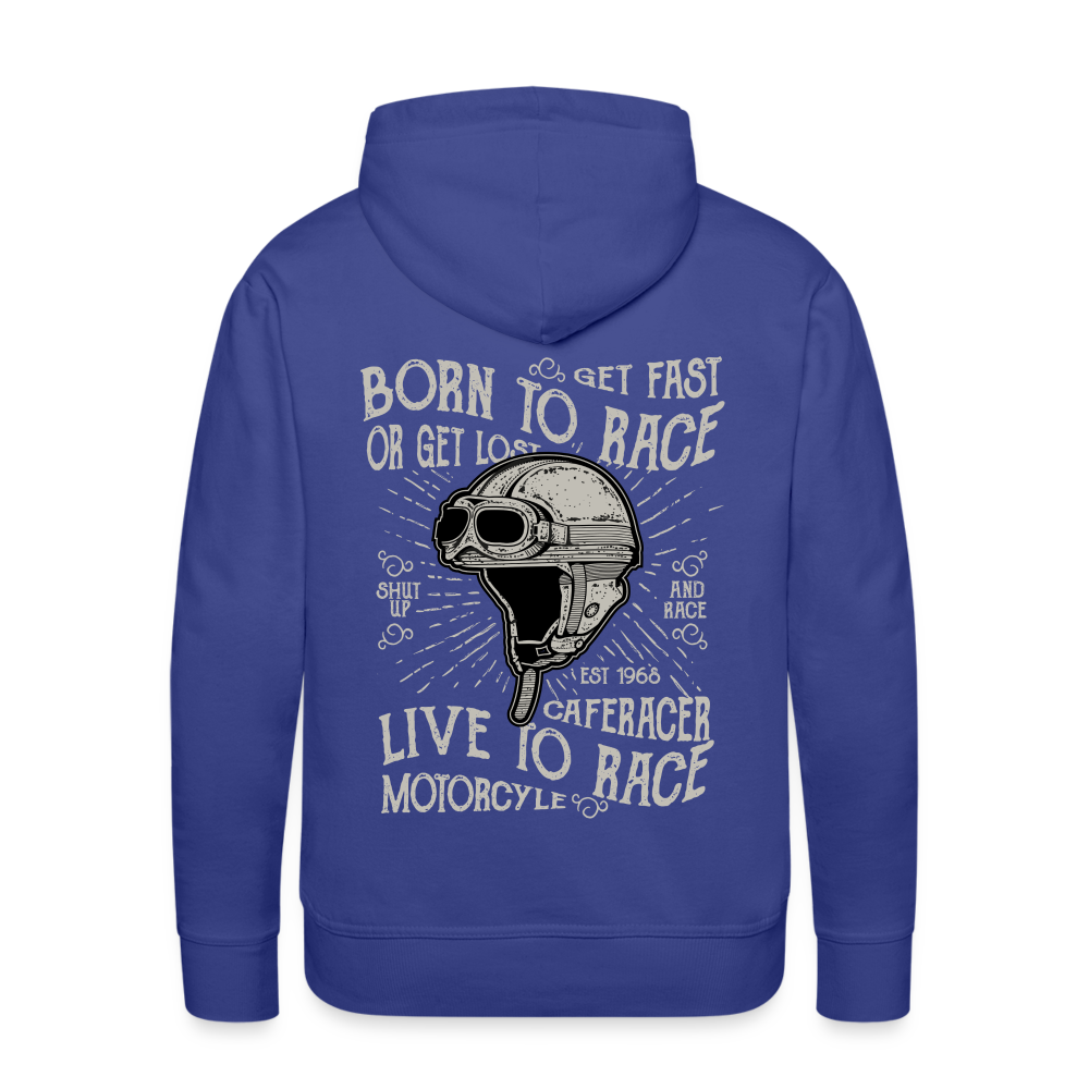 Born to Race Car's Men’s Premium Hoodie - royal blue