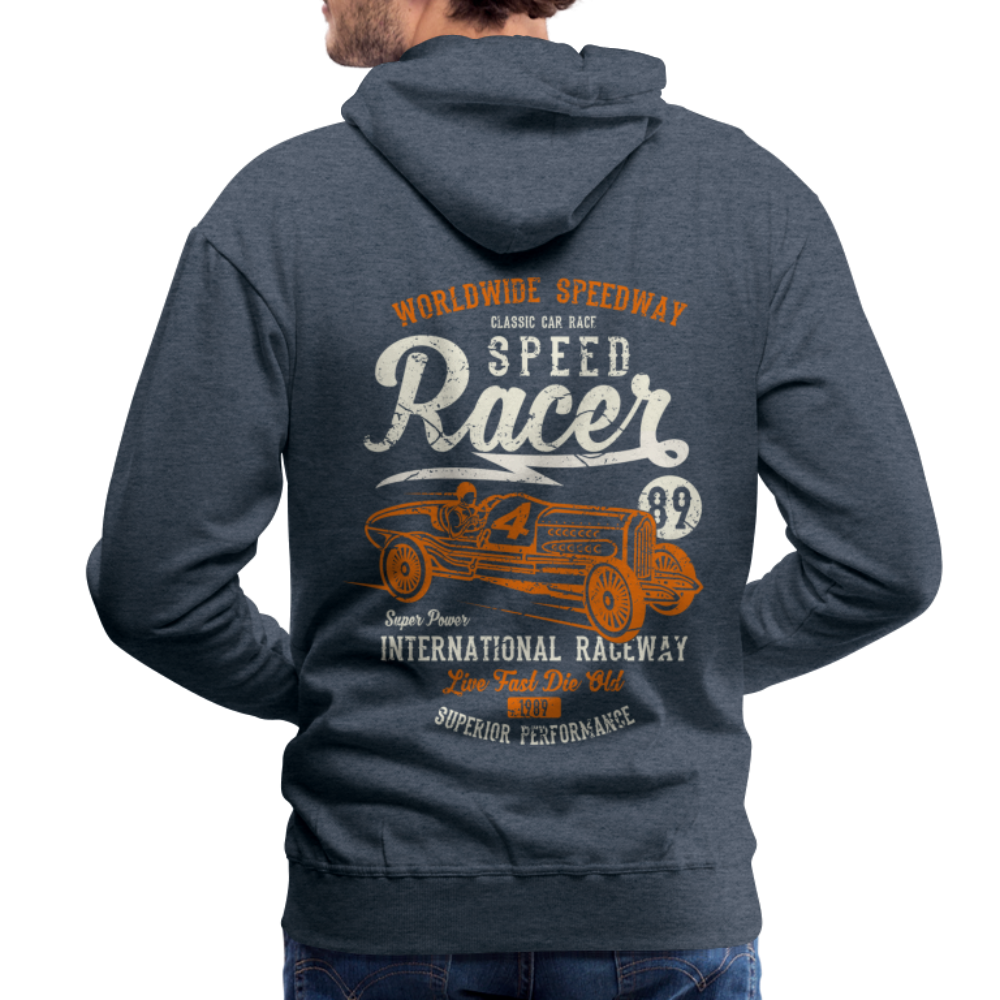 Speed Racer Men’s Premium Hoodie - heather denim