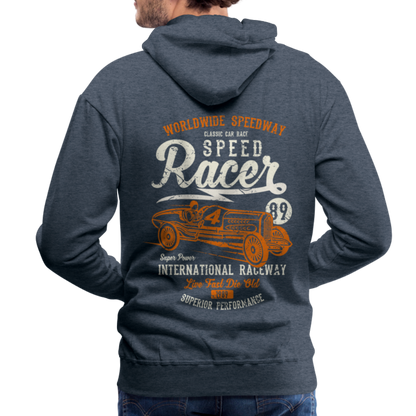 Speed Racer Men’s Premium Hoodie - heather denim