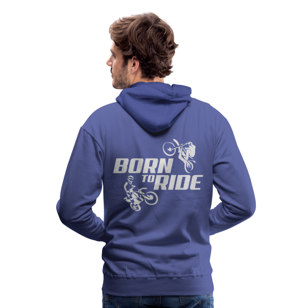 Born to Ride Motocross Men’s Premium Hoodie - royal blue