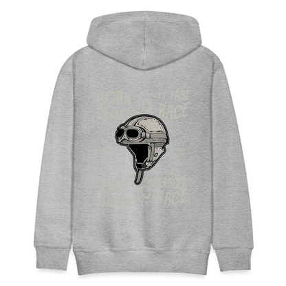 Born to Race Car's Men’s Premium Hoodie - heather grey