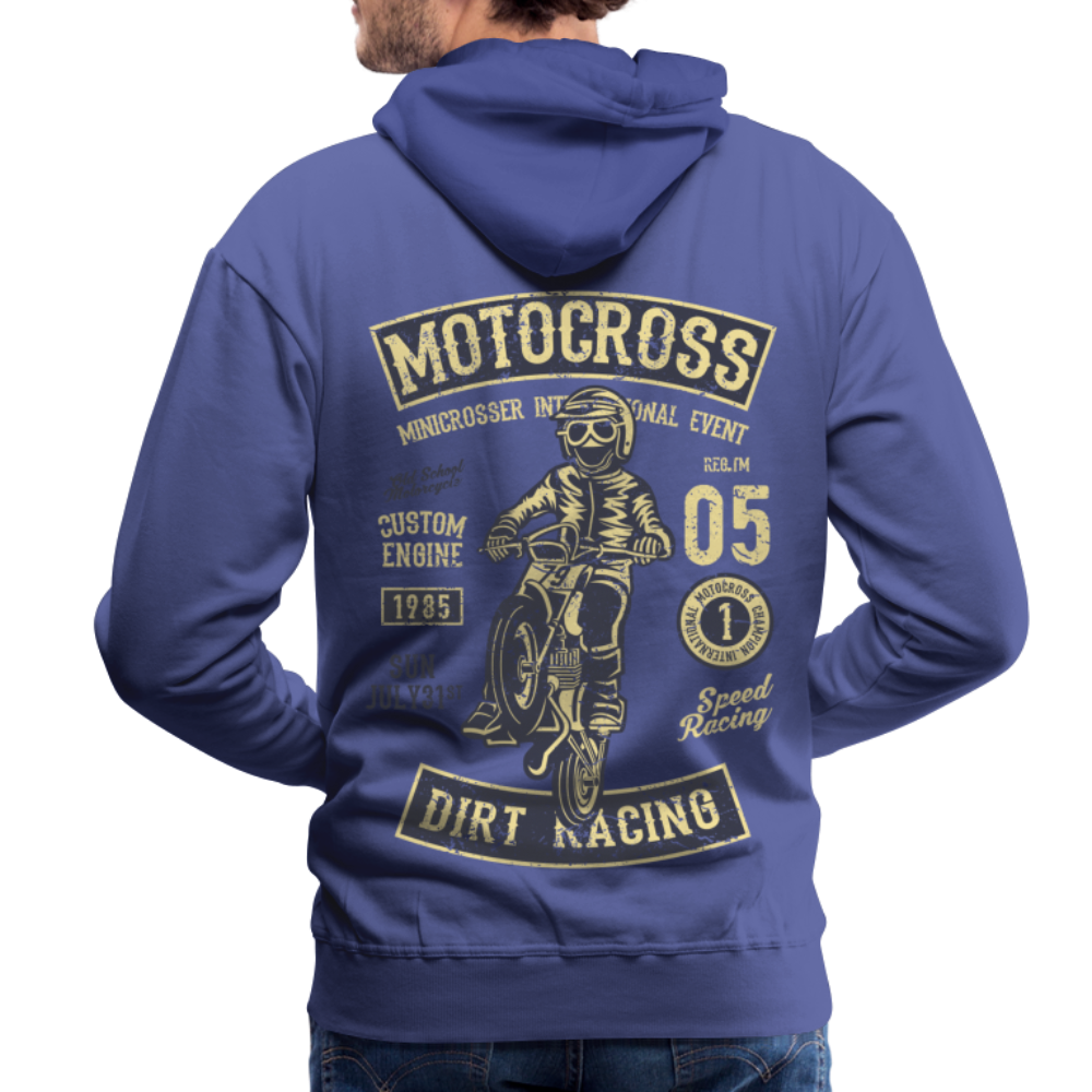 Motocross design Motorcycle Men’s Premium Hoodie - royal blue