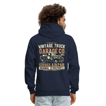 Vintage truck Cars Men's Hoodie - navy