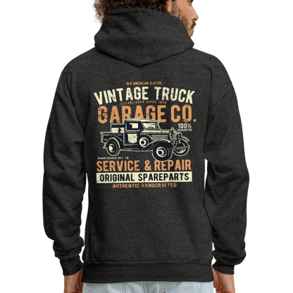 Vintage truck Cars Men's Hoodie - charcoal grey