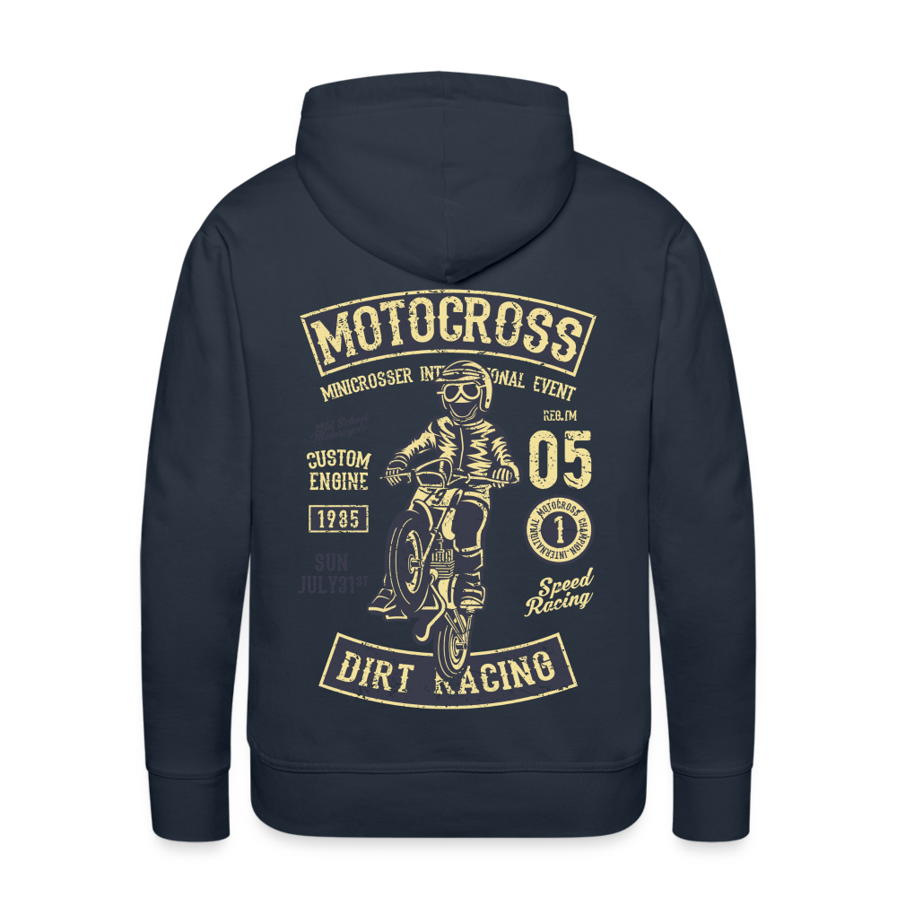 Motocross design Motorcycle Men’s Premium Hoodie - navy