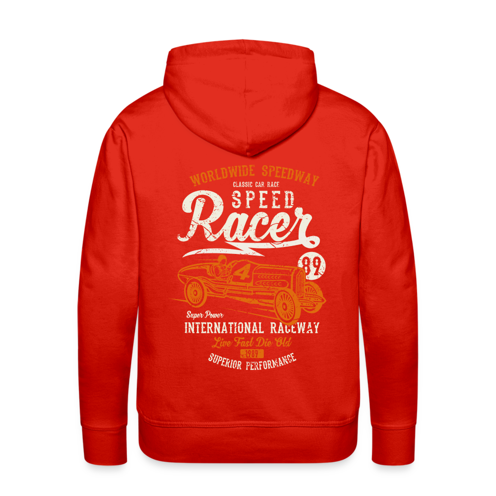 Speed Racer Men’s Premium Hoodie - red