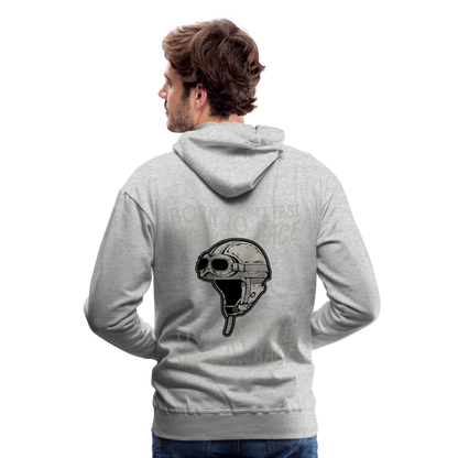 Born to Race Car's Men’s Premium Hoodie - heather grey