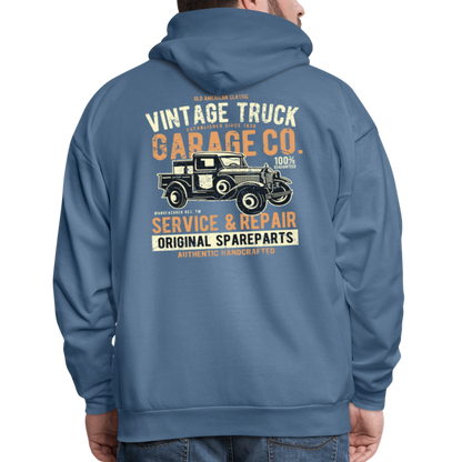 Vintage truck Cars Men's Hoodie - denim blue