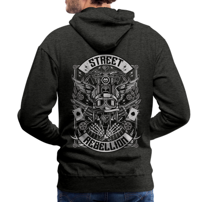 Street Rebellion Men’s Premium Hoodie - charcoal grey