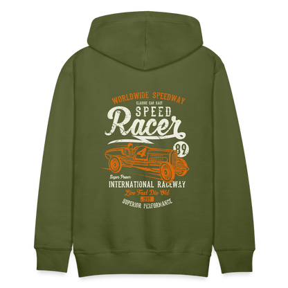 Speed Racer Men’s Premium Hoodie - olive green