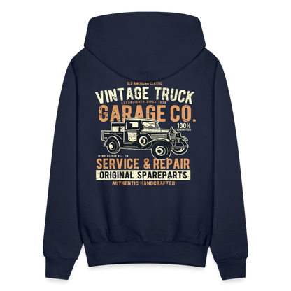 Vintage truck Cars Men's Hoodie - navy