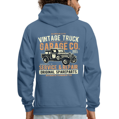 Vintage truck Cars Men's Hoodie - denim blue