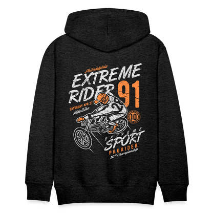 Extremerider Motorcycle Men’s Premium Hoodie - charcoal grey