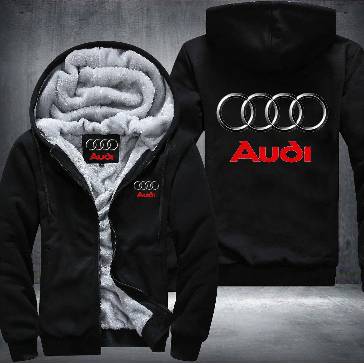 Audi Jackets Audi Fleece Hooded Sweatshirt V59