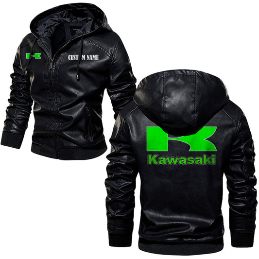 KWSK Jacket KWSK Racing Leather Jacket V09