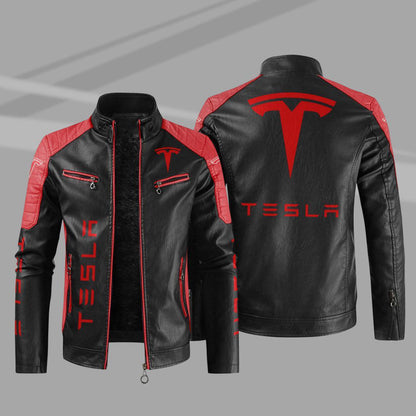 Tesla Jacket Tesla Sport Leather Jacket V48