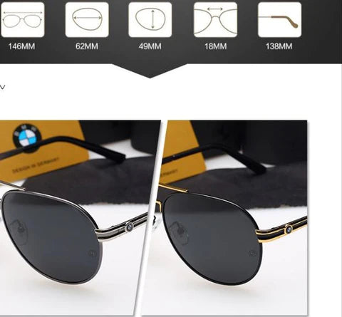 BMW Classic Polarized Sunglasses 2022-Driver Apparel-Driversapparel.com