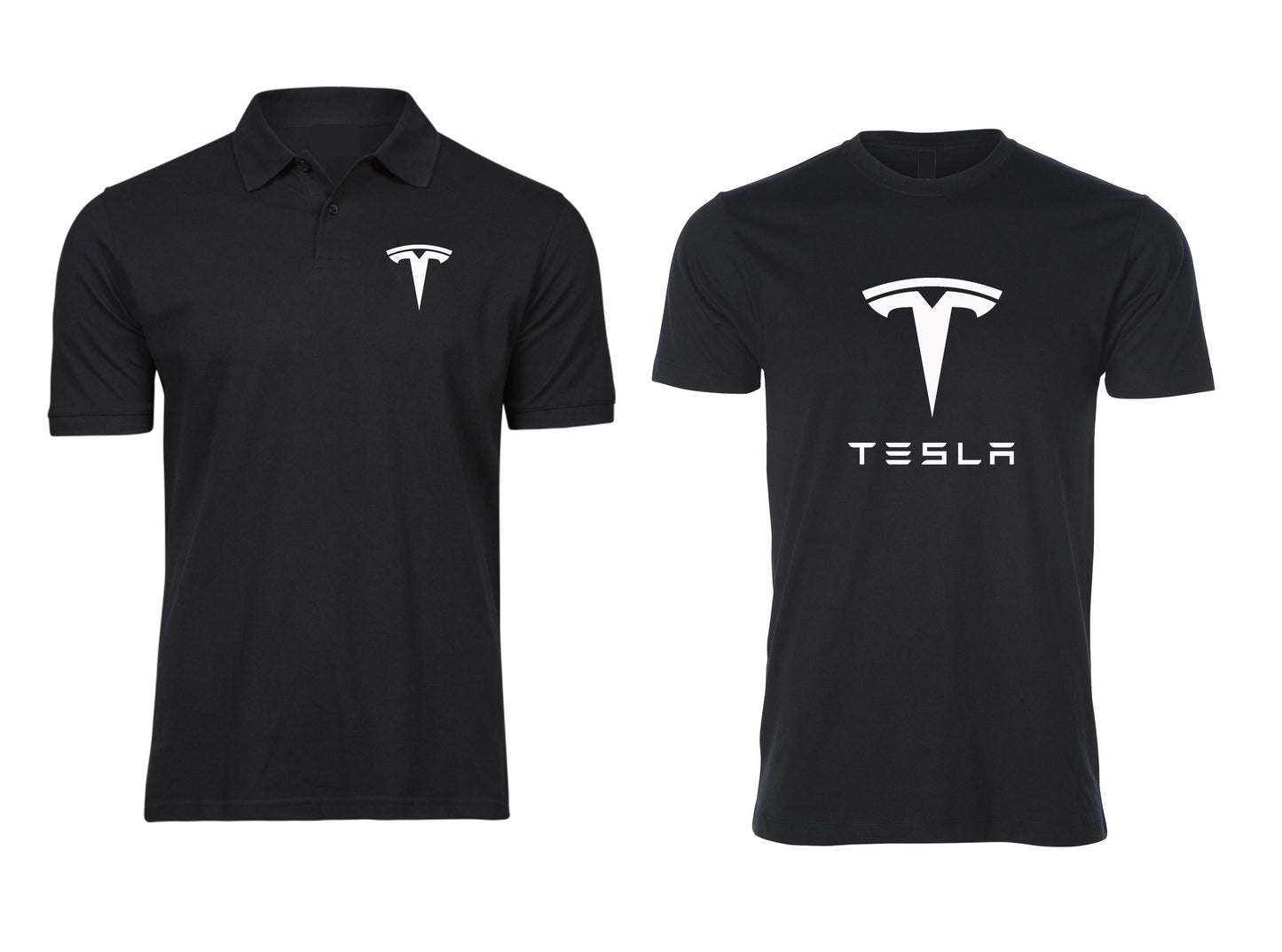 Tesla Half Sleeves T-Shirts Set