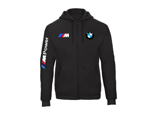 BMW Front Zip Hoodie_Driver_Clothing