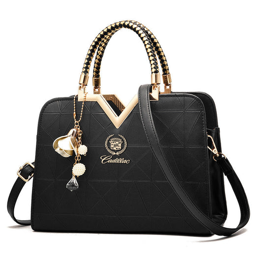 Cadillac Spring Women’s Luxury Handbag-bag-Driver Apparel-Black-Driversapparel.com