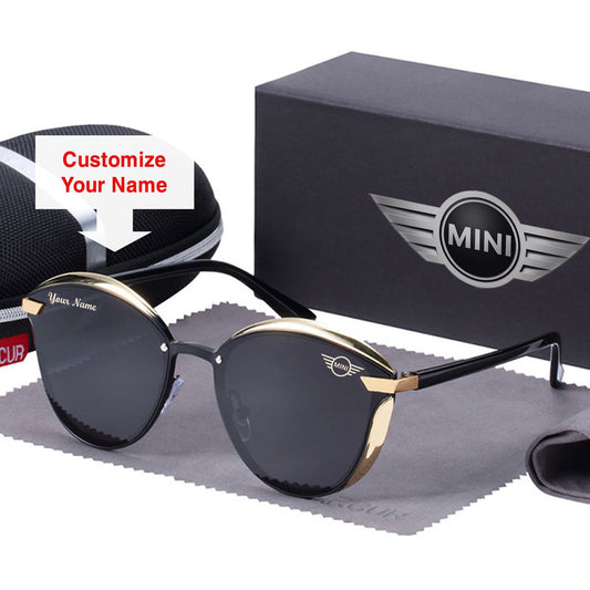 Customize Your Name with Mini Cooper Women’s Polarized Glasses-Driver Apparel-Driversapparel.com