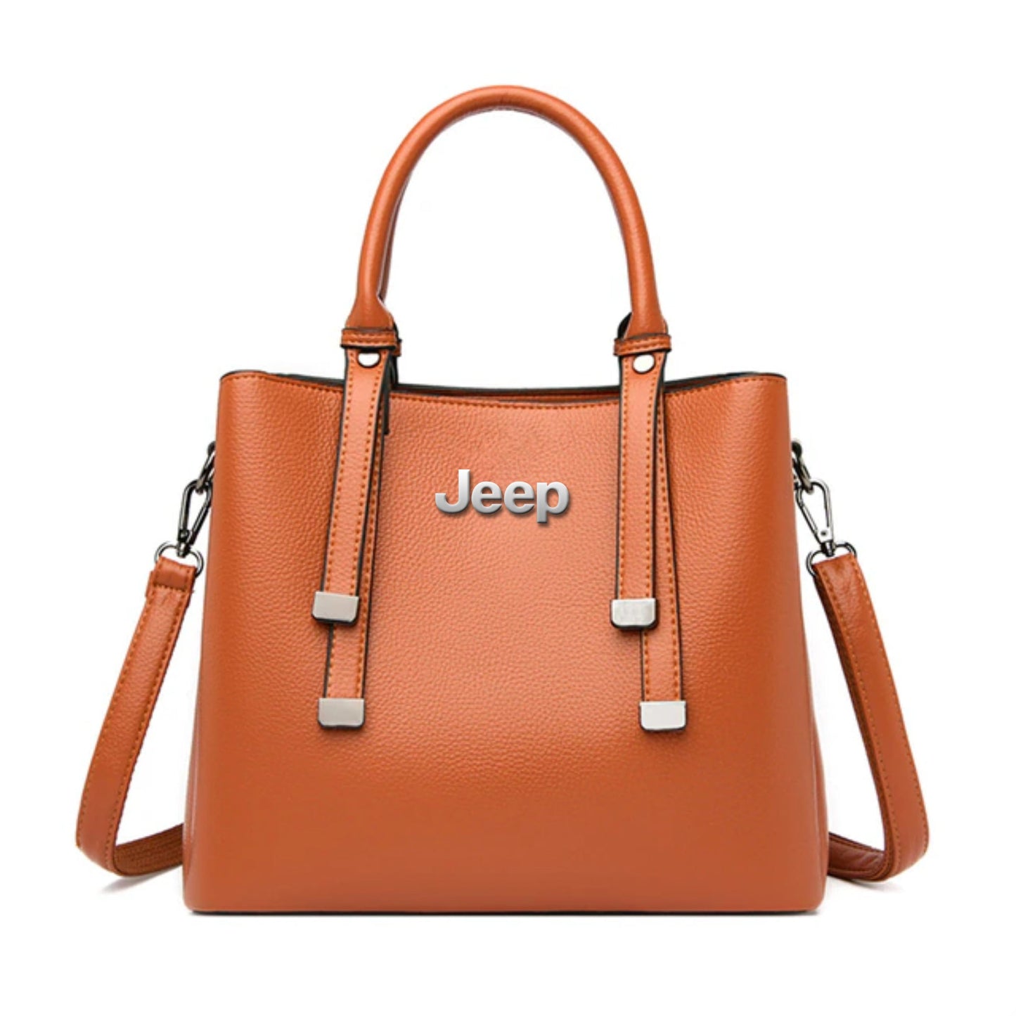 Jeep Deluxe Summer Women Handbag-bag-Driver Apparel-Brown-Driversapparel.com