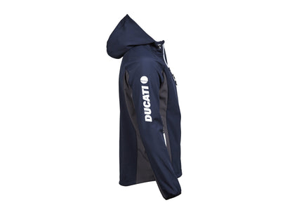 Ducati Two-Tone Soft Shell Jacket with Hood