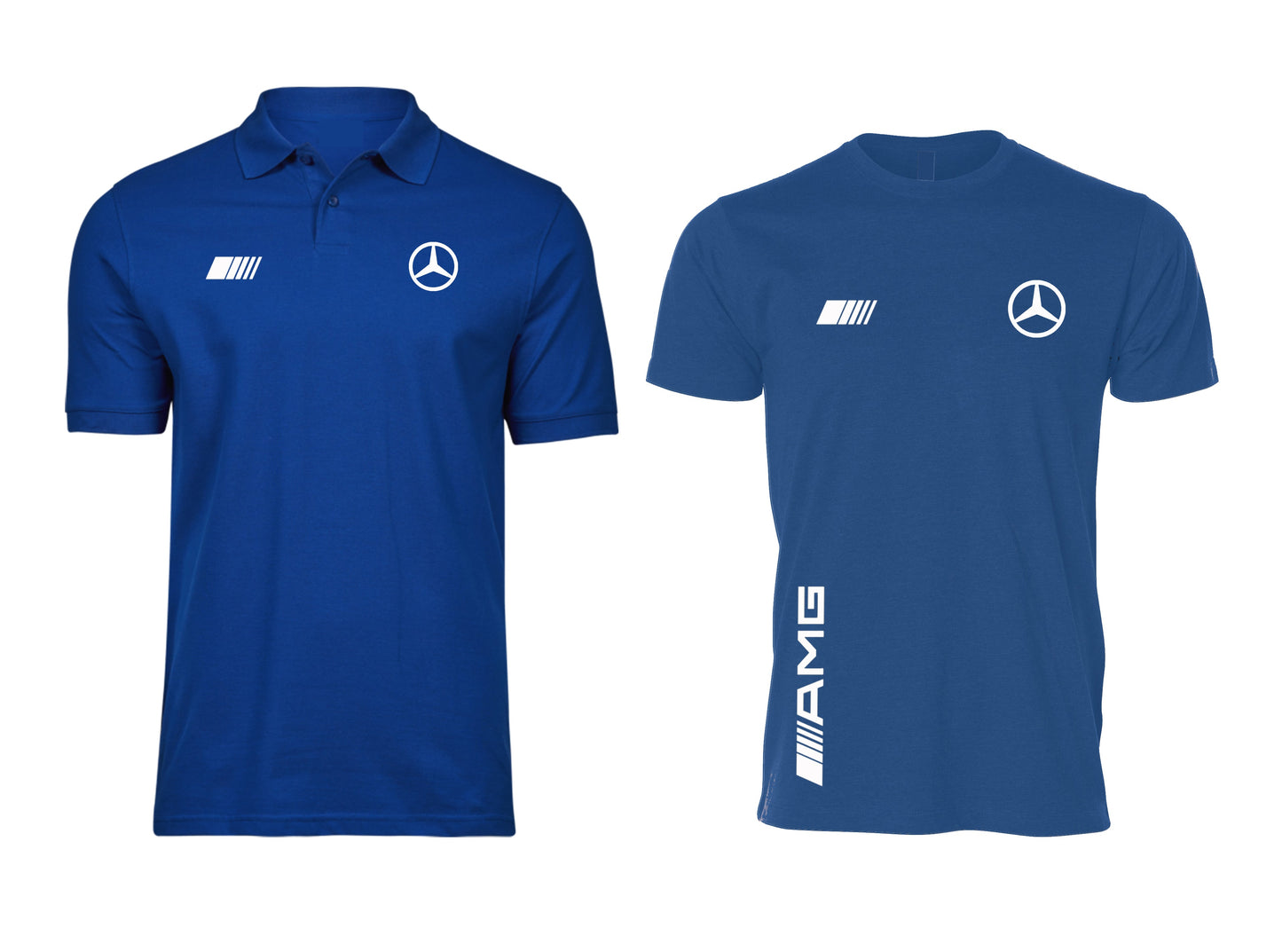 AMG Mercedes Half Sleeves T-Shirts Set